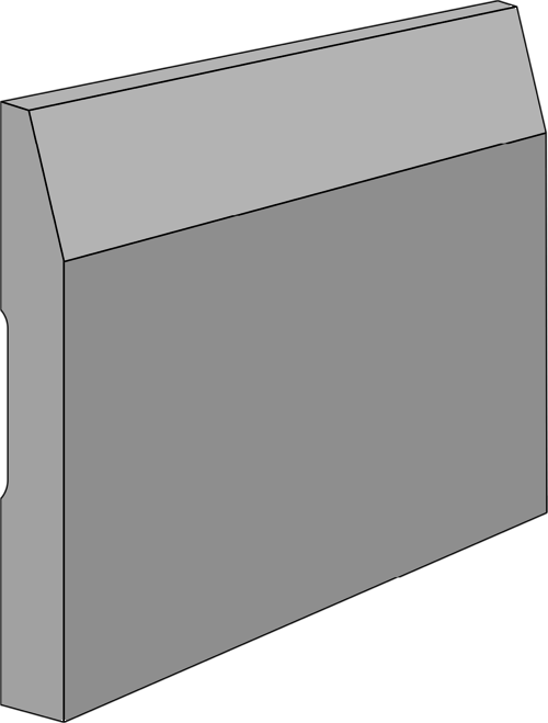 Durostyle Splayed Skirting